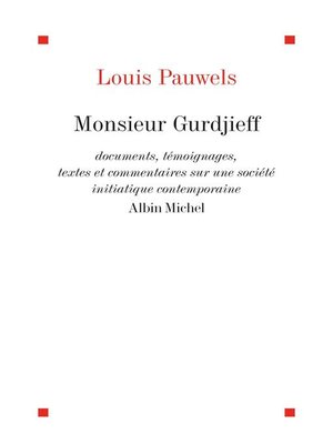 cover image of Monsieur Gurdjieff